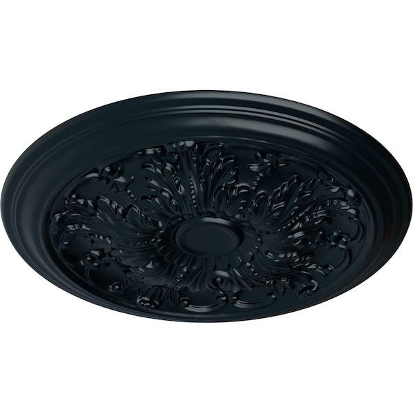 Damon Ceiling Medallion (Fits Canopies Up To 3 3/8), Hand-Painted Night Shade, 20OD X 1 1/2P